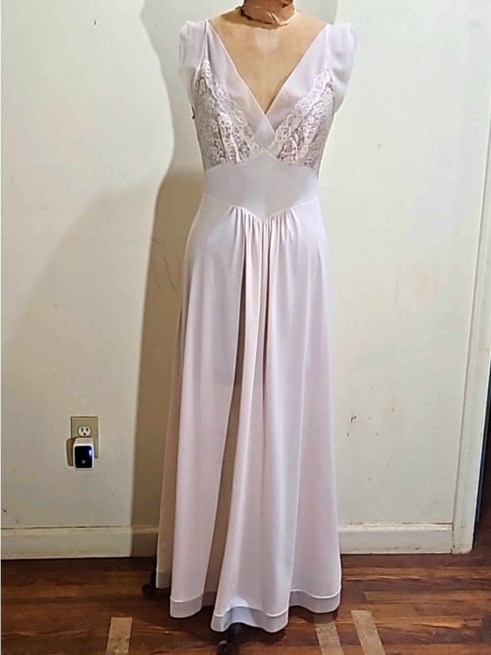 Vintage Lace Bodice Dress